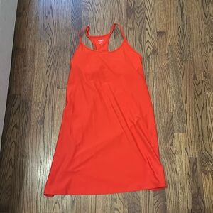 Red active wear dress